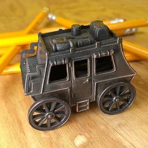 Collectable Metal Die Cast Stagecoach Sharpener
